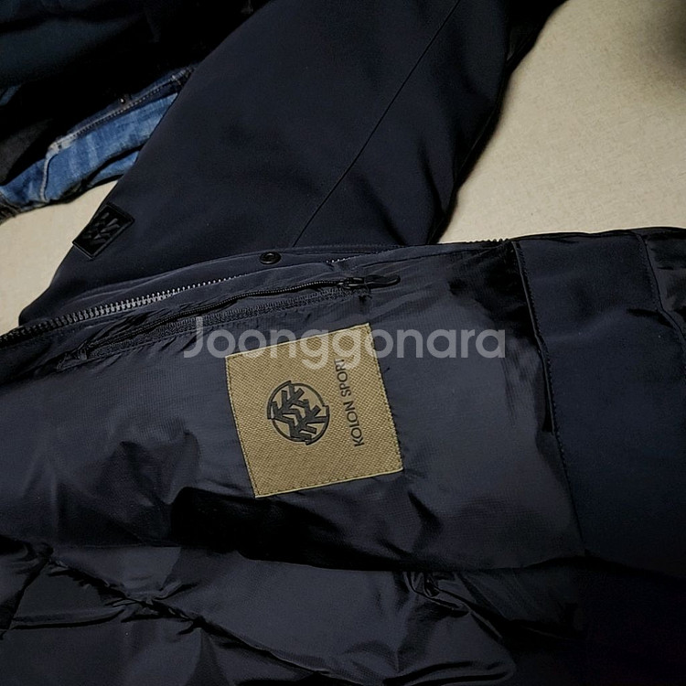 코오롱여성 폭스퍼 구스롱패딩--6