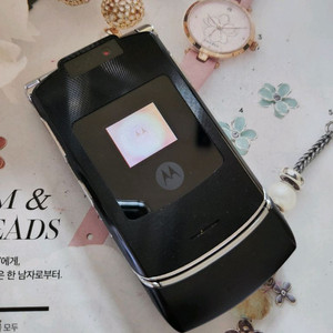 올드폰 모토로라 ms500w 레이저룩 블랙실버