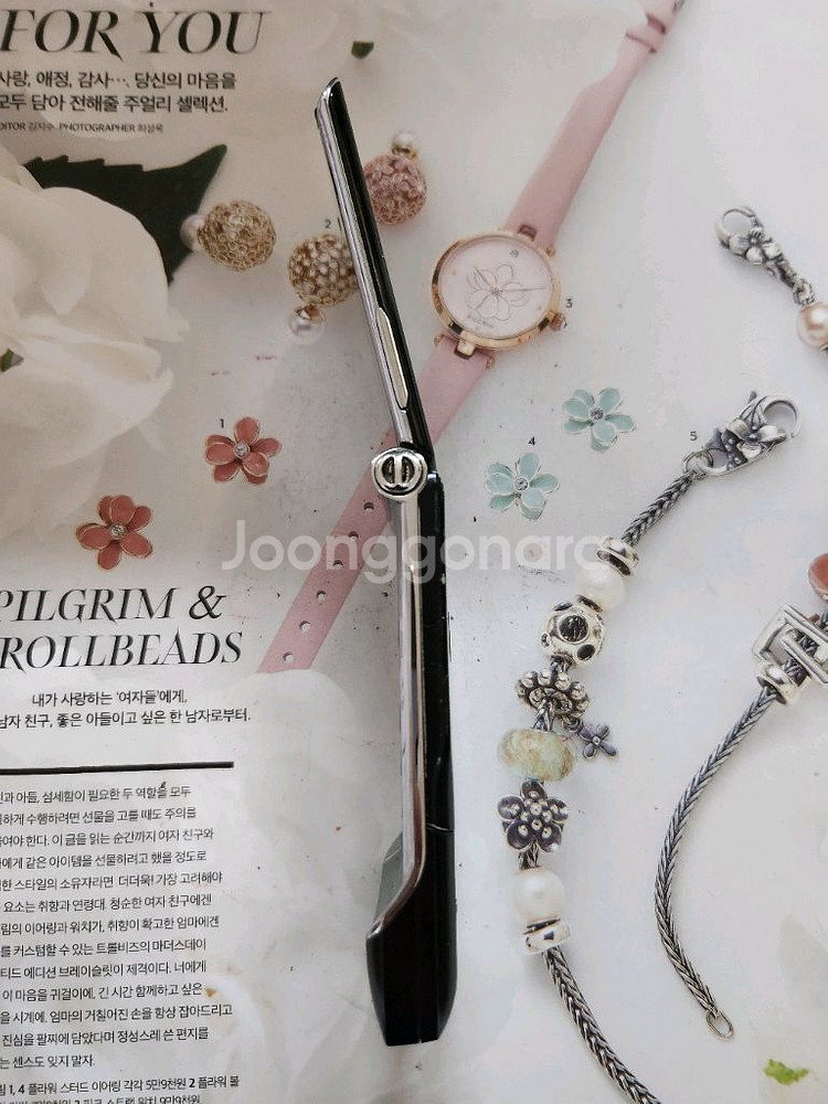 올드폰 모토로라 ms500w 레이저룩 블랙실버--6