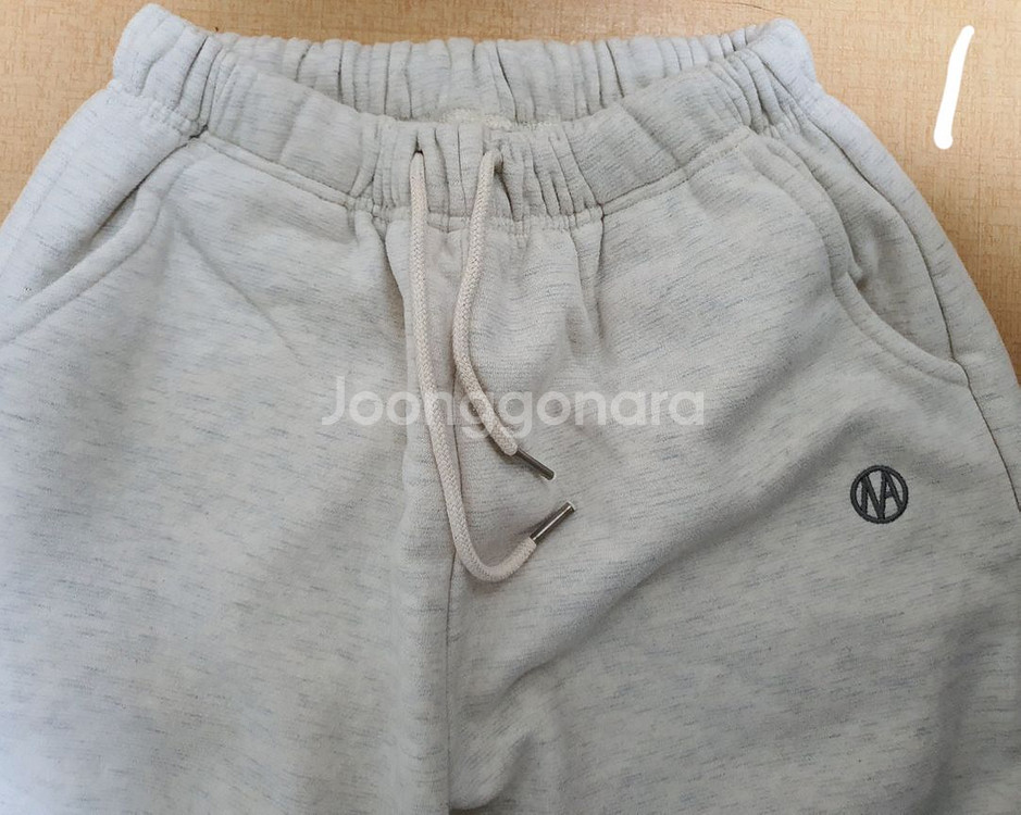 여성 기모 트레이닝 조거 팬츠--1