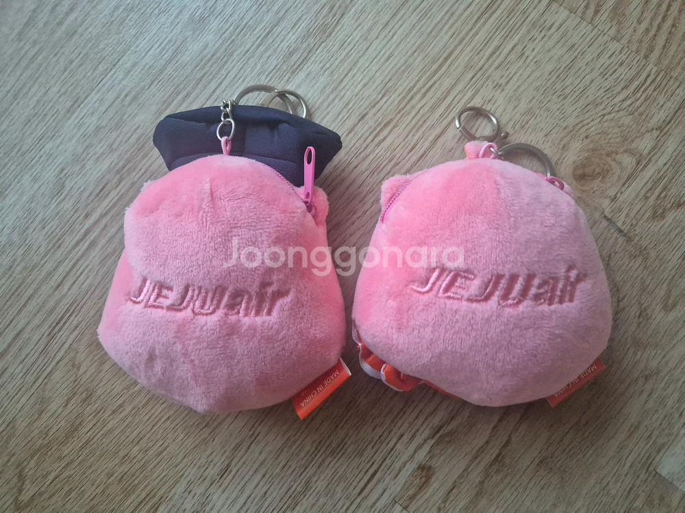 [새상품] 제주항공 굿즈 승무원, 기장 잔망루피 키링지갑 2종--4
