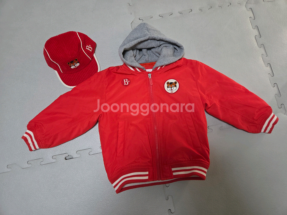 베베드피노 티그레 패딩 바시니점퍼120+티그레 모자 세트--0