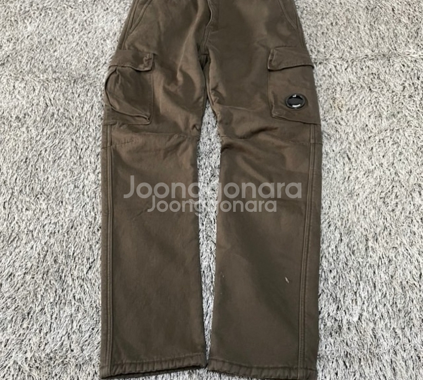 씨피컴퍼니 CP컴퍼니 고글 기모 카고바지 카고팬츠 34인치--0