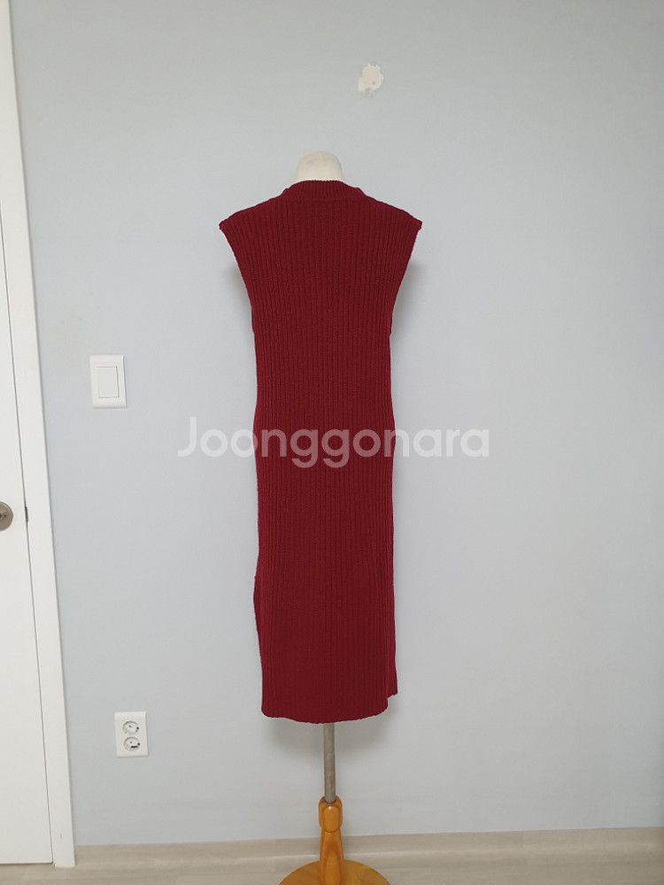 (상태좋음)밸리걸 골지니트 원피스 55~66반--2