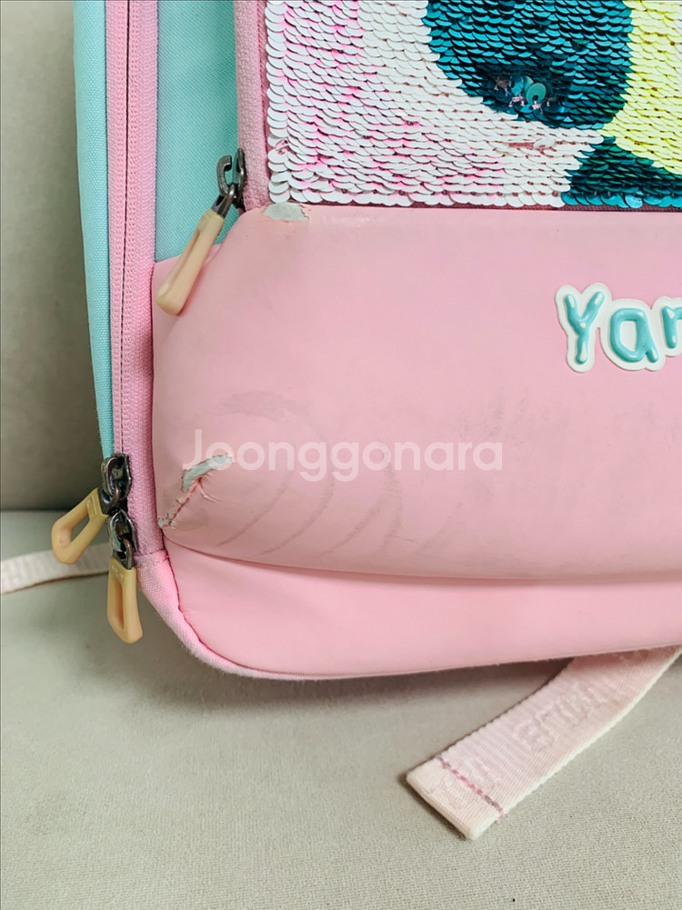 MLB여아초등책가방+보조가방--2