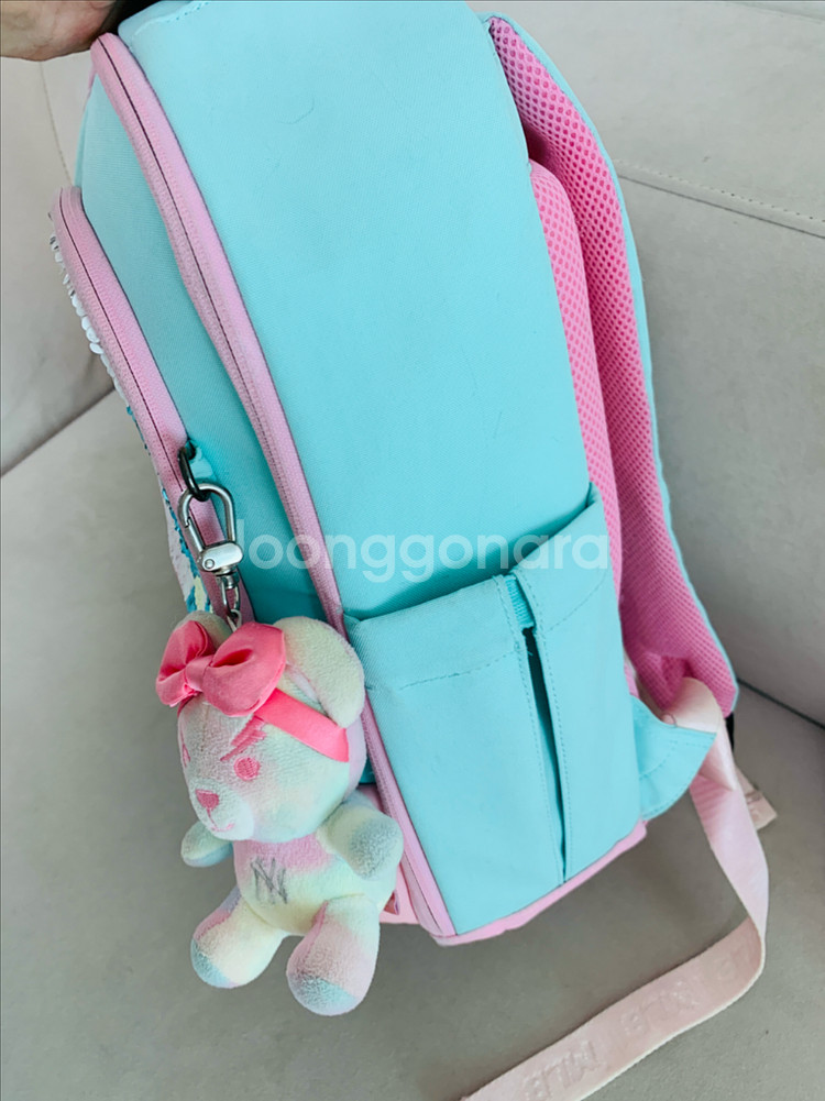 MLB여아초등책가방+보조가방--6