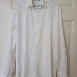 (상태좋음)남성 화이트 남방105~110 키 180이하