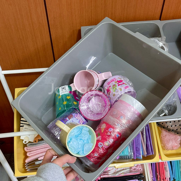 이동식 3단 바스켓 정리함 트롤리--2