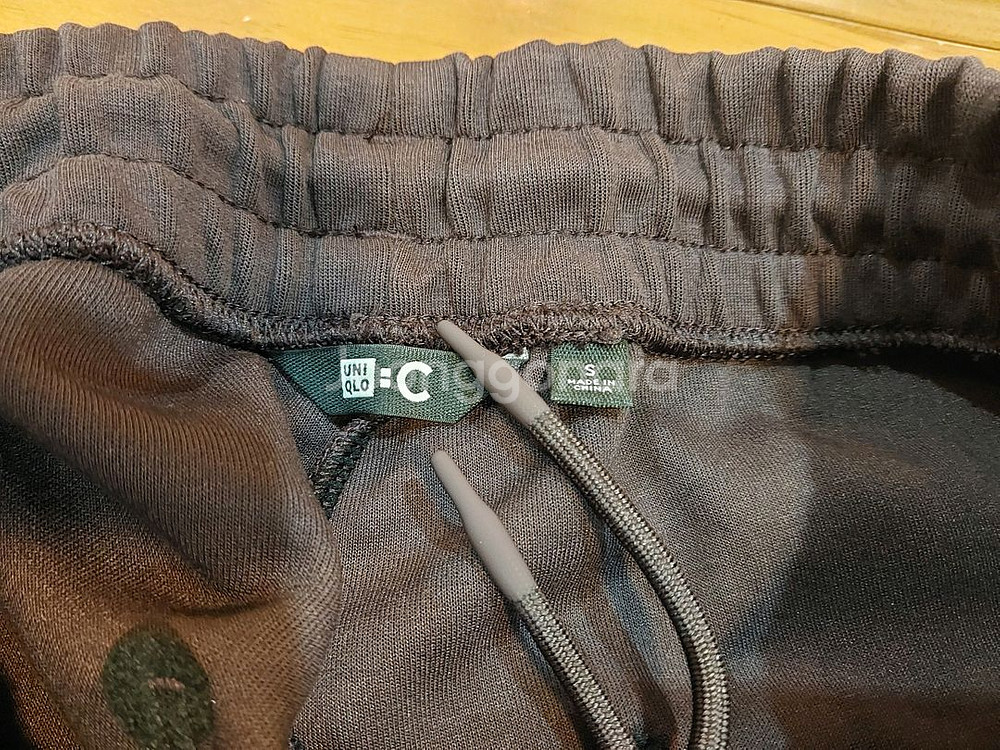 유니클로 C 라인 스웨트 후드티 스웨트 팬츠 세트 와인컬러 S사이즈--8