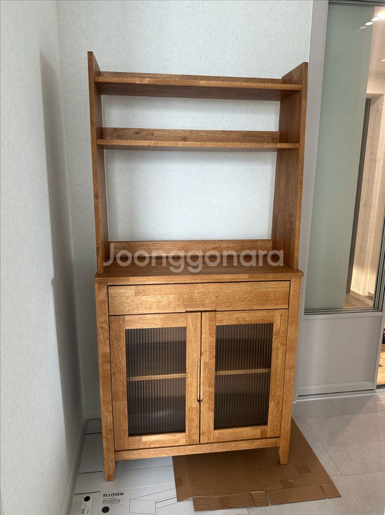 원목 주방수납장, 홈까페장--0