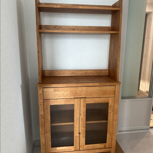 원목 주방수납장, 홈까페장