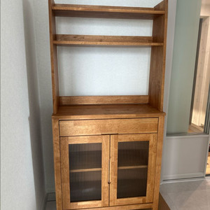 원목 주방수납장, 홈까페장