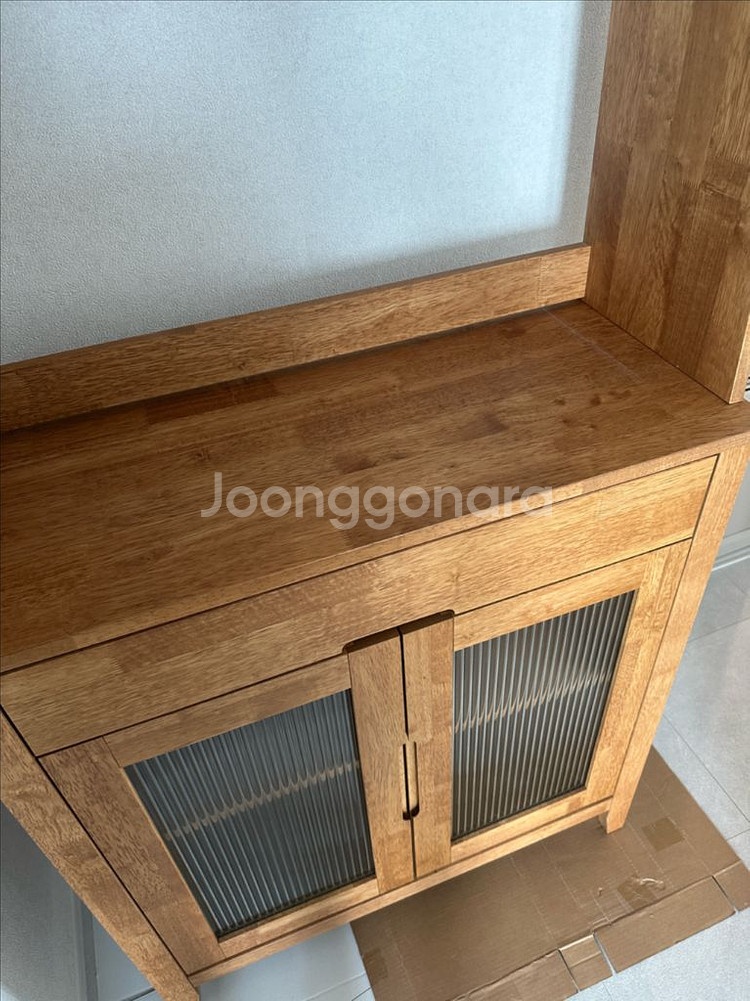 원목 주방수납장, 홈까페장--1