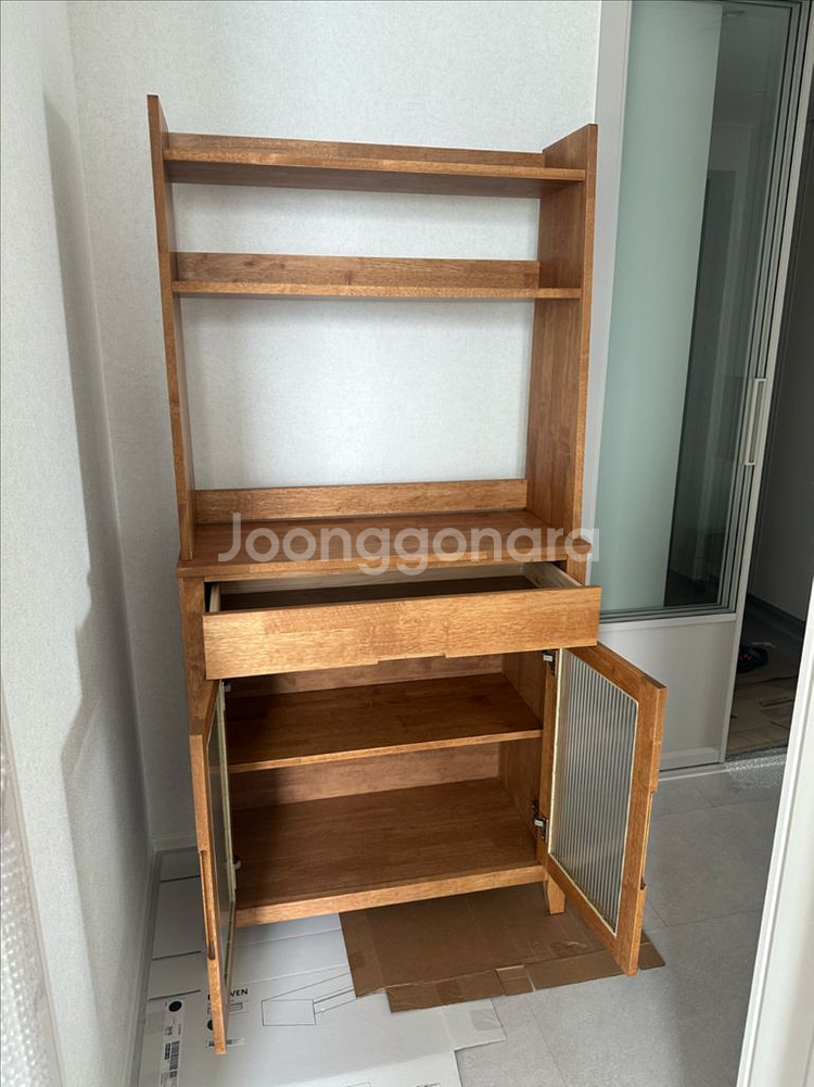 원목 주방수납장, 홈까페장--4