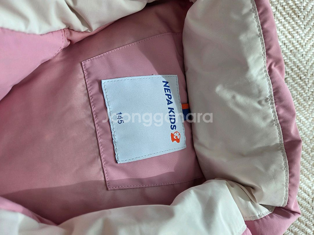 네파키즈 아동 패딩점퍼 145 아이러브제이조끼--1