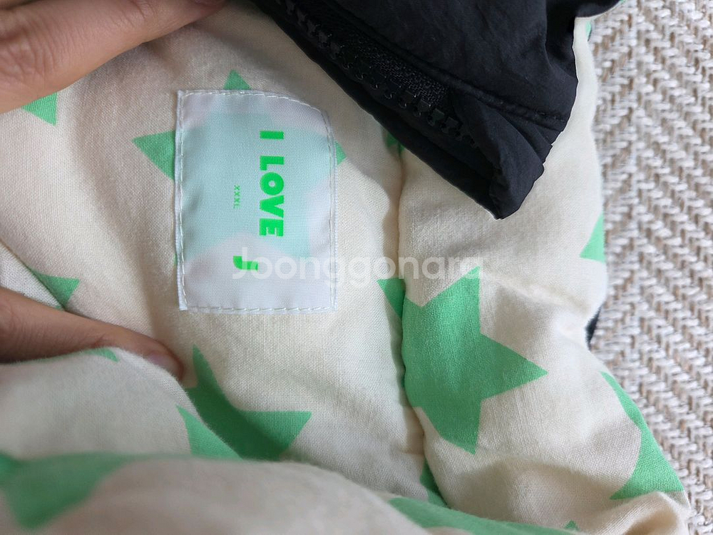 네파키즈 아동 패딩점퍼 145 아이러브제이조끼--3