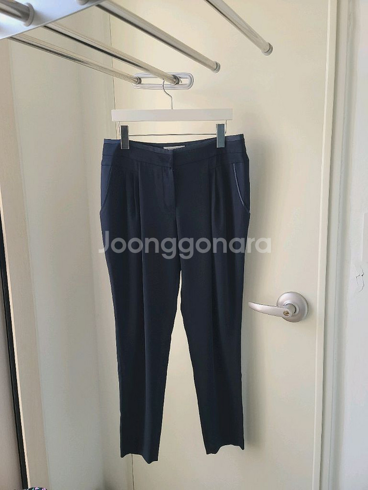새상품)여성 정장바지 팬츠 네이비 슬랙스 봄여름 66--0
