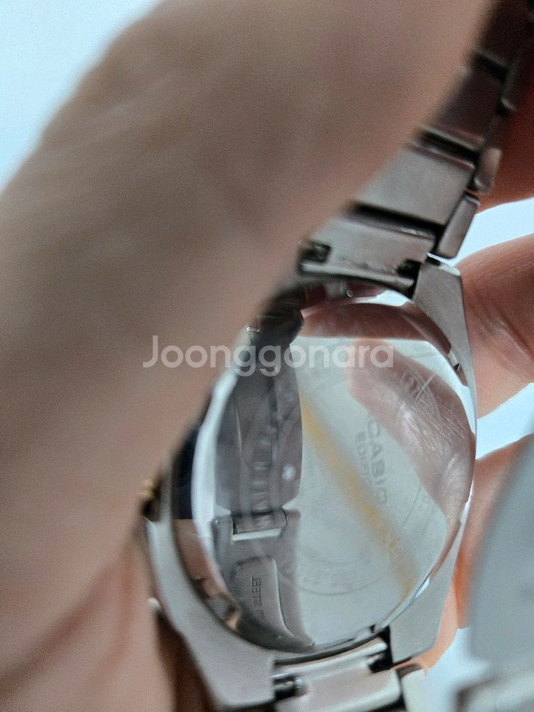 카시오 에디피스 크로노그래프 시계 팝니다--1