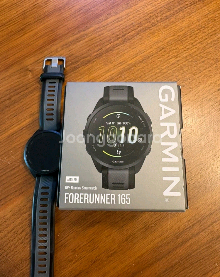 가민 포러너 165 블랙 GPS 스마트워치--0