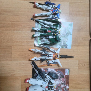 무등급 1/100 4종 일괄 엑시아/듀나메스/큐리오스/바체 건담