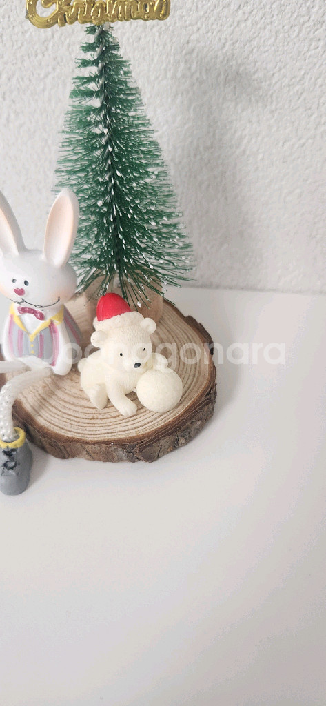 새상품)크리스마스 트리 싼타곰 토끼장식--3