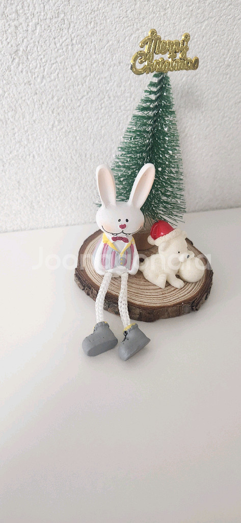 새상품)크리스마스 트리 싼타곰 토끼장식--2