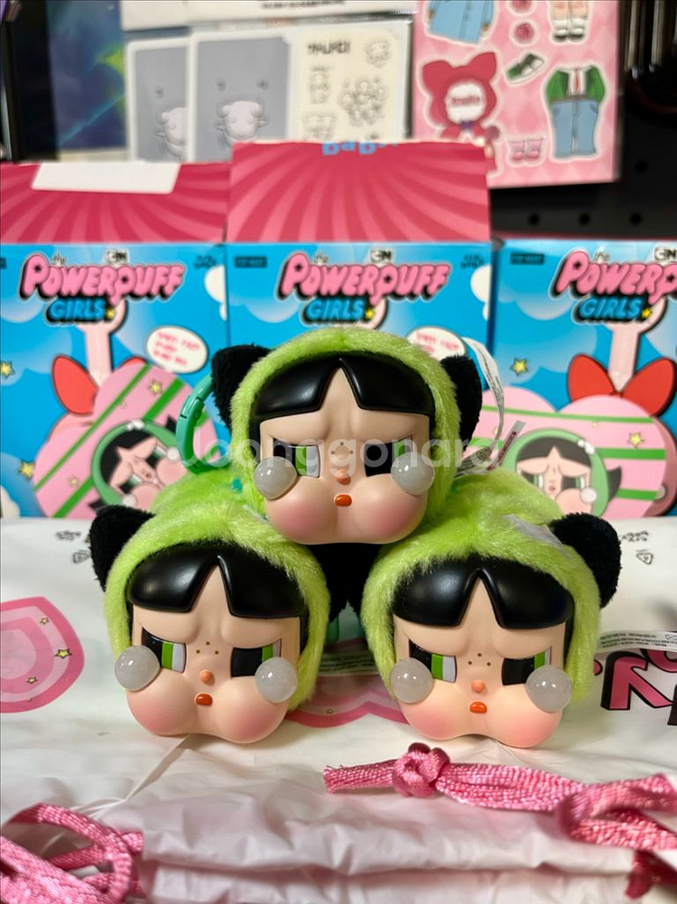 팝마트 크라이베이비 파워퍼프걸 키링--0