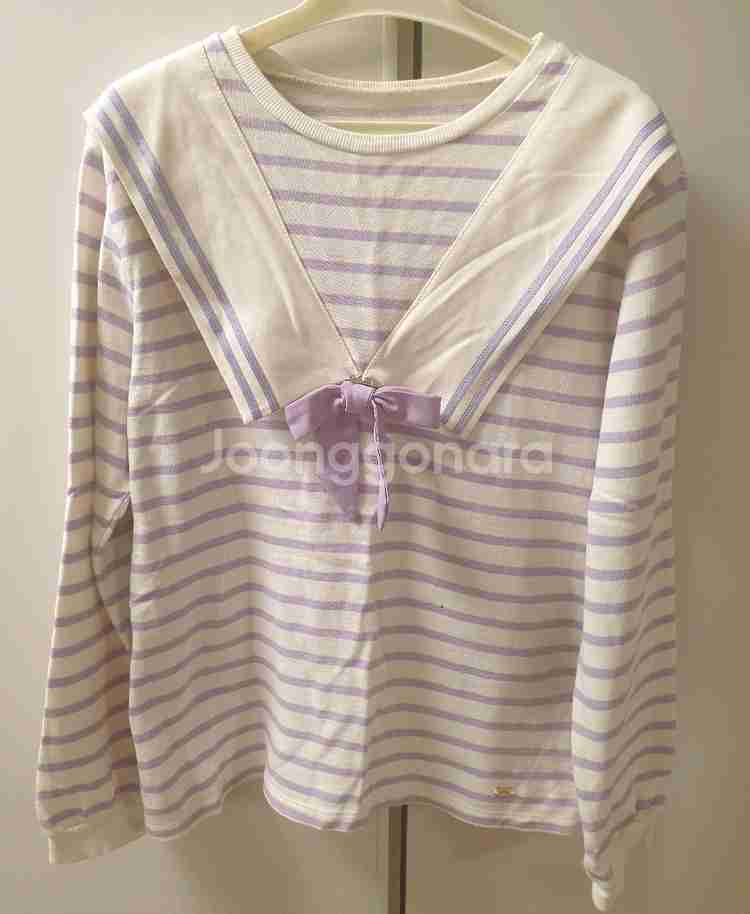 (165) [프랜치캣 계열사] 티파니키즈 스트라이프 긴팔 티셔츠--0