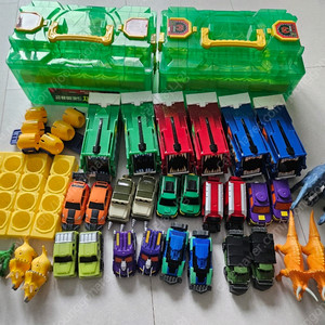 공룡메카드 채집통 카슈터 캡쳐카 알트레이 알클리 액션피규어외