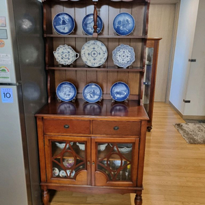 원목 진열장식장