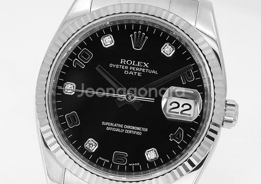 롤렉스 오이스터 퍼페츄얼 데이트 검판 5p 판매합니다--1