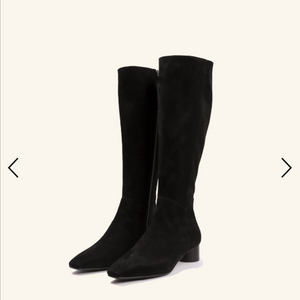 러브듀이 스웨이드 롱부츠 240 블랙