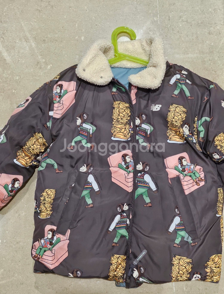 뉴발란스키즈 리버서블 덕다운패딩 130--1