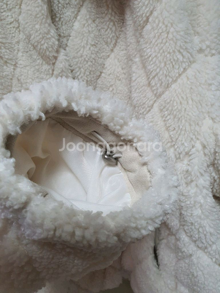 JAJU 자주 여성 덤블 보아 스티치장식 점퍼(L)/무배1.5만원--3