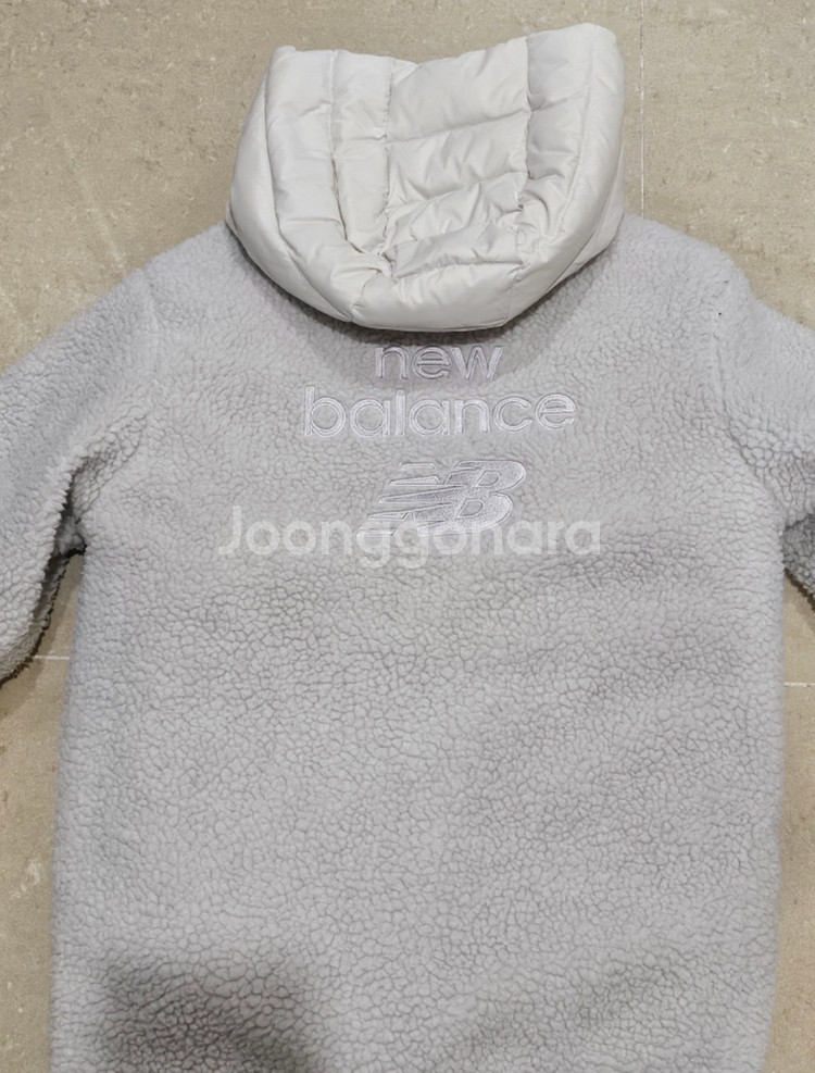 뉴발란스키즈 경량패딩+플리스 세트 130--1