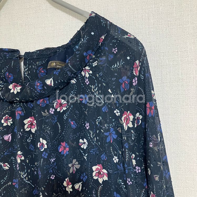 써스데이아일랜드 플라워 롱 원피스--1