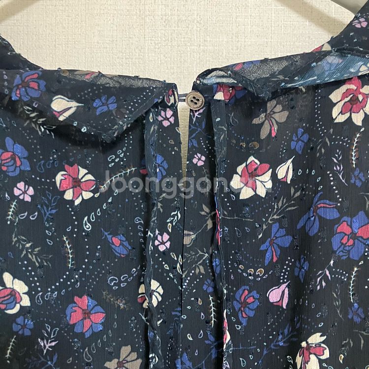 써스데이아일랜드 플라워 롱 원피스--5