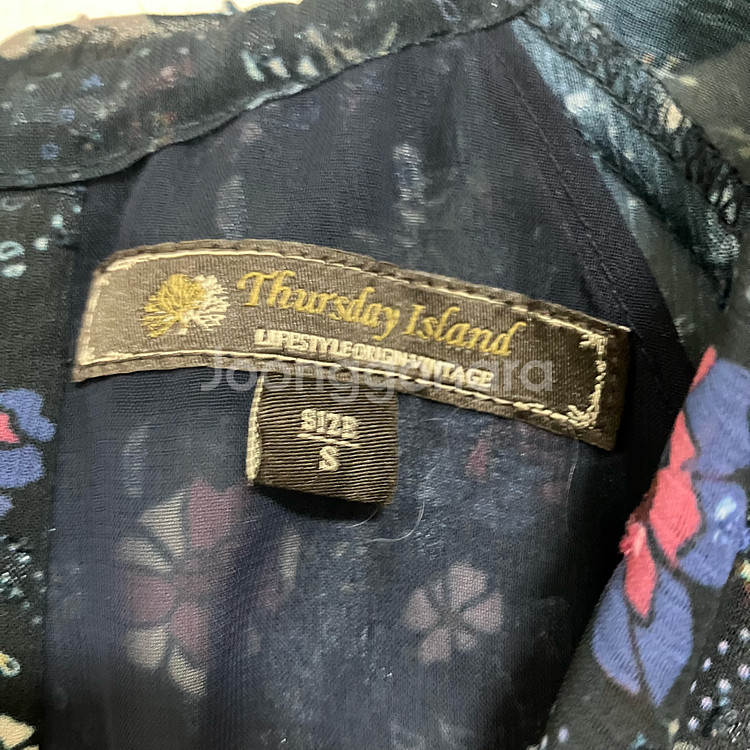 써스데이아일랜드 플라워 롱 원피스--8