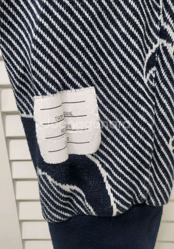 톰브라운 돌고래 4바 사선완장 0사이즈 조거 팬츠 트레이닝 바지 하의--3