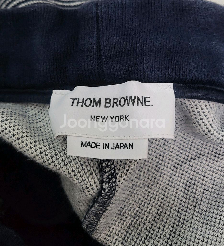 톰브라운 돌고래 4바 사선완장 0사이즈 조거 팬츠 트레이닝 바지 하의--7