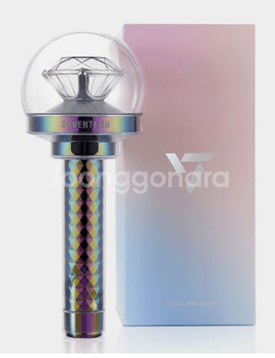 미개봉 세븐틴 공식 정품 응원봉 80피스퍼즐증정--0