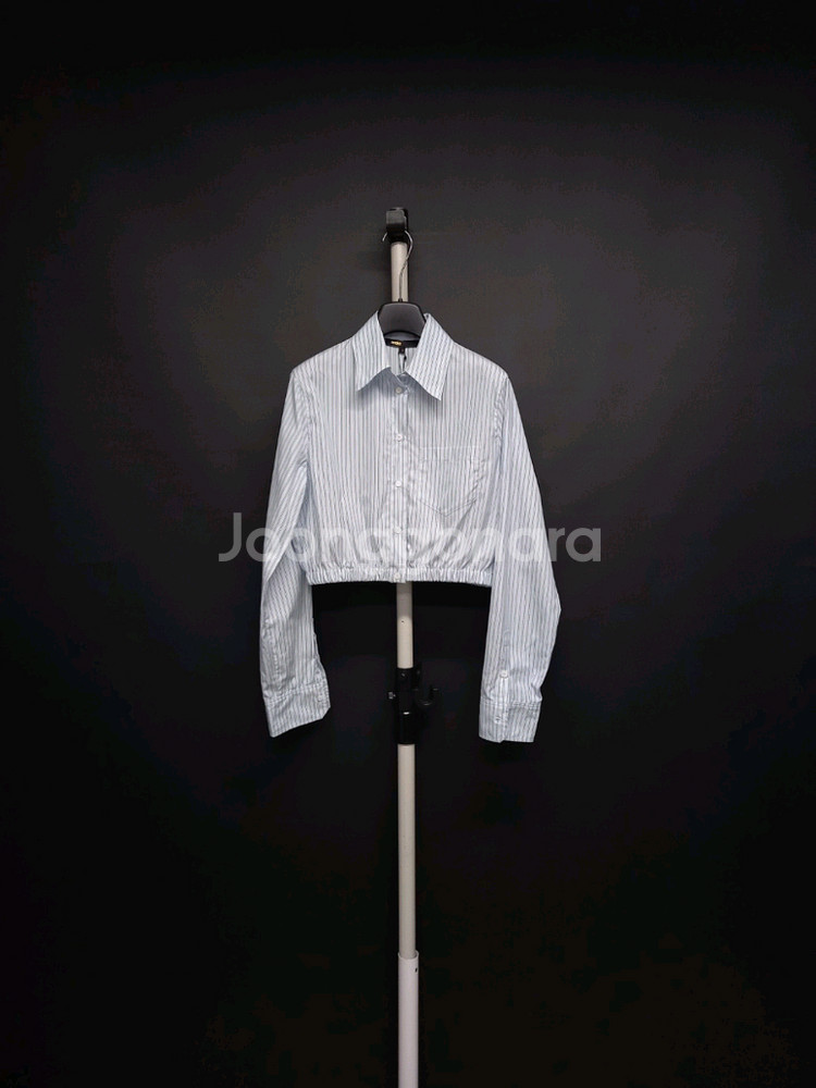 새 마쥬 춘추 숏 남방 블라우스 55--0