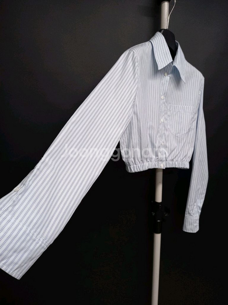 새 마쥬 춘추 숏 남방 블라우스 55--5