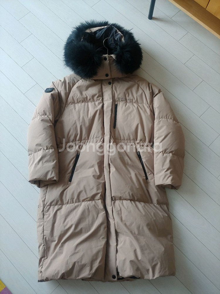 디스커버리 여성 구스다운 롱패딩 100사이즈(택포)--2