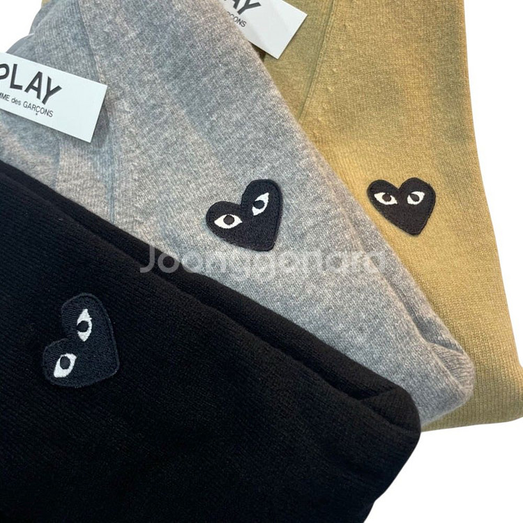 꼼데가르송 블랙와펜 여성가디건--0