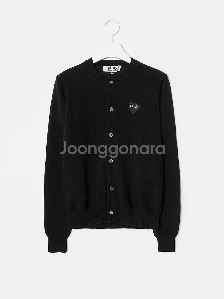 꼼데가르송 블랙와펜 여성가디건--2