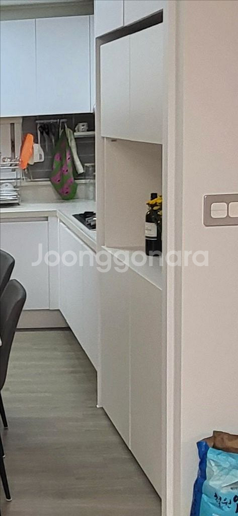 프리스토 1000폭 전자레인지 수납장--4