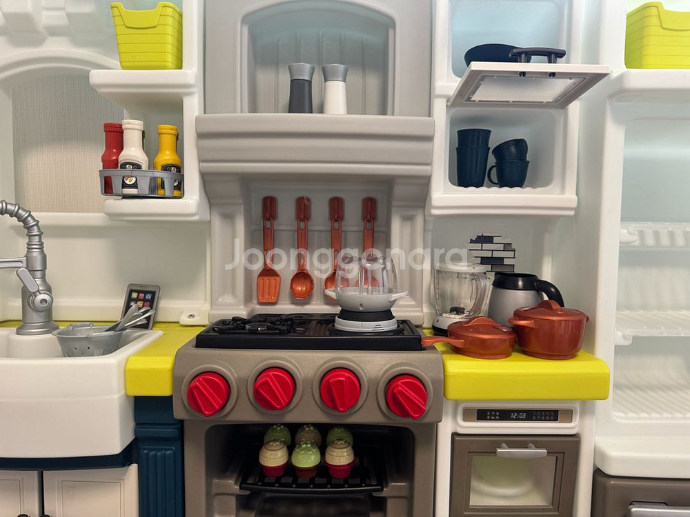 스텝2 주방놀이 엘레강스 키친(러닝리소스 음식 세트 포함)--2
