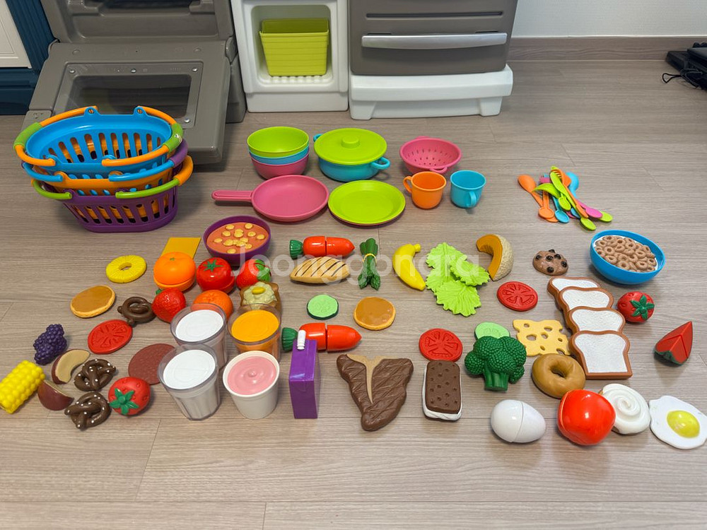 스텝2 주방놀이 엘레강스 키친(러닝리소스 음식 세트 포함)--6