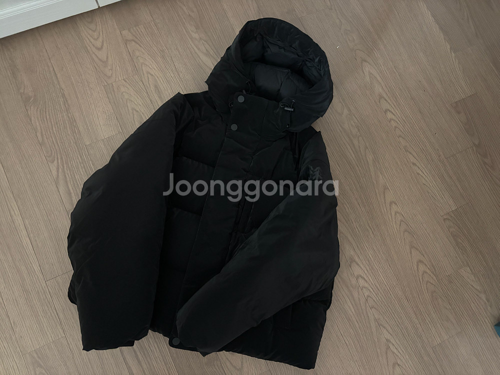 새옷같은 상태 코오롱 김태리 푸퍼 후드패딩 구스다운 프리사이즈 95--1